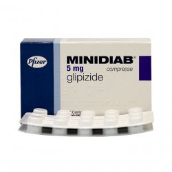 Минидиаб (Глипизид, аналог Мовоглекена) 5мг №30 в Дербенте и области фото